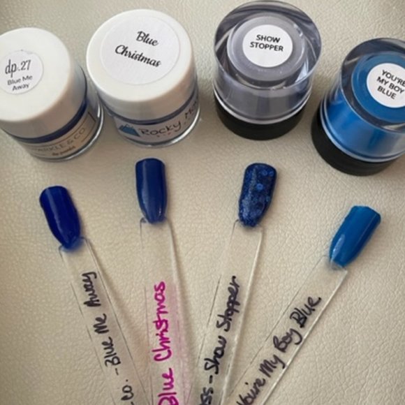 Mini Dip Bundle - I've Got the Blues - Mani Boss, Sparkle & Co, & Rocky Mountain - Picture 9 of 16